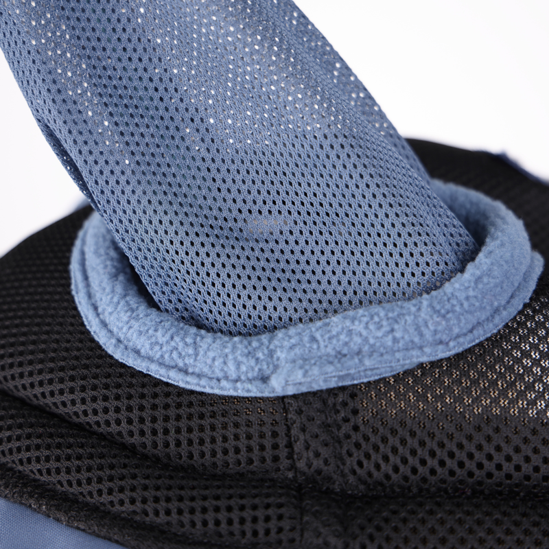 Shires Air Motion Fly Mask with Ears and Nose Deep - Airforce Blue-3