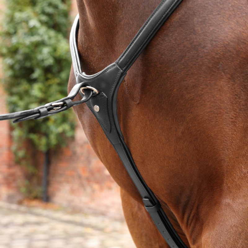 Shires Velociti LUSSO Opus Close Contact Breastplate - Black-2