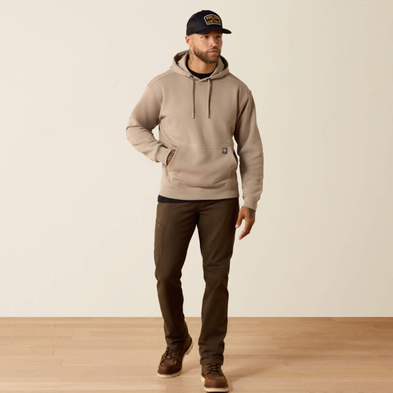 Ariat Men's Rebar Lightweight Workhog Hoodie - Greige-2