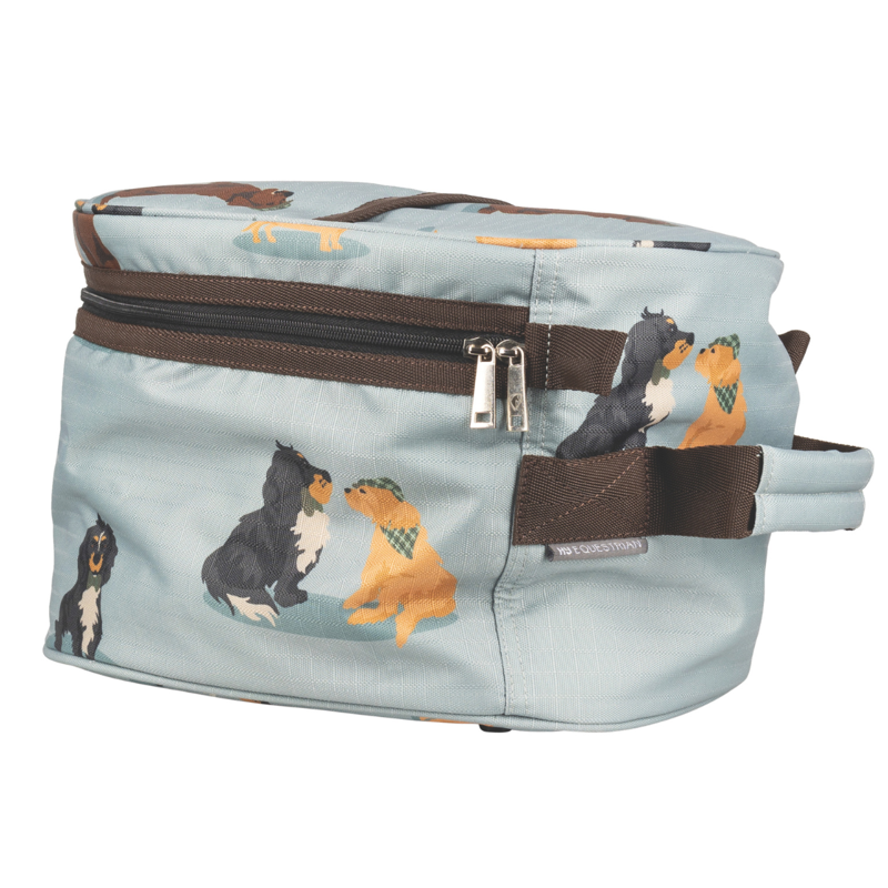 Hy Equestrian It's A Dog's Life Hat Bag - Dusty Blue