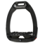 Flex-On Safe-On Inclined Ultra-Grip Stirrups - Black/Black/Black