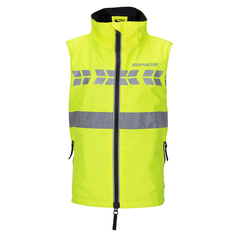Shires Young Rider EQUI-FLECTOR Gilet - Yellow