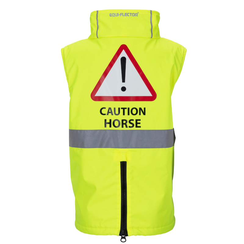 Shires Young Rider EQUI-FLECTOR Gilet - Yellow-1