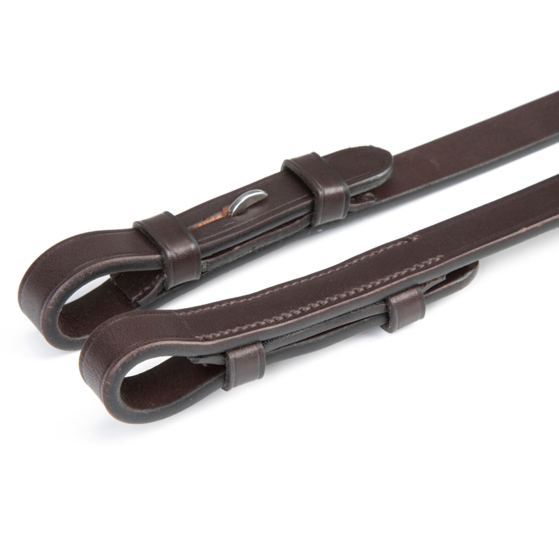 Shires Velociti LUSSO Elite Pro Reins - Havana-4
