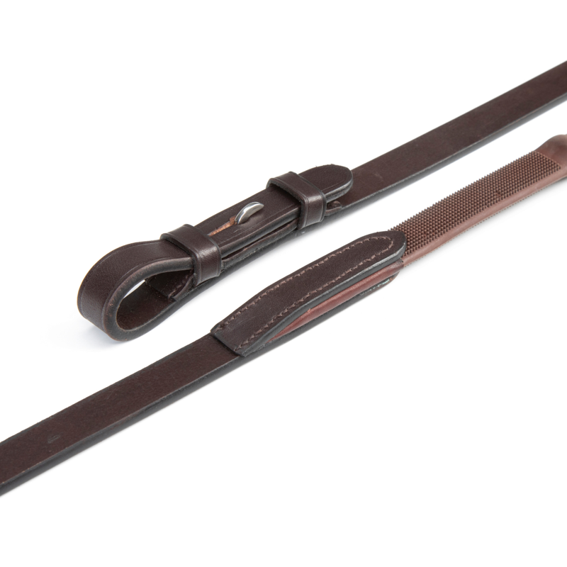 Shires Velociti LUSSO Elite Pro Reins - Havana-1