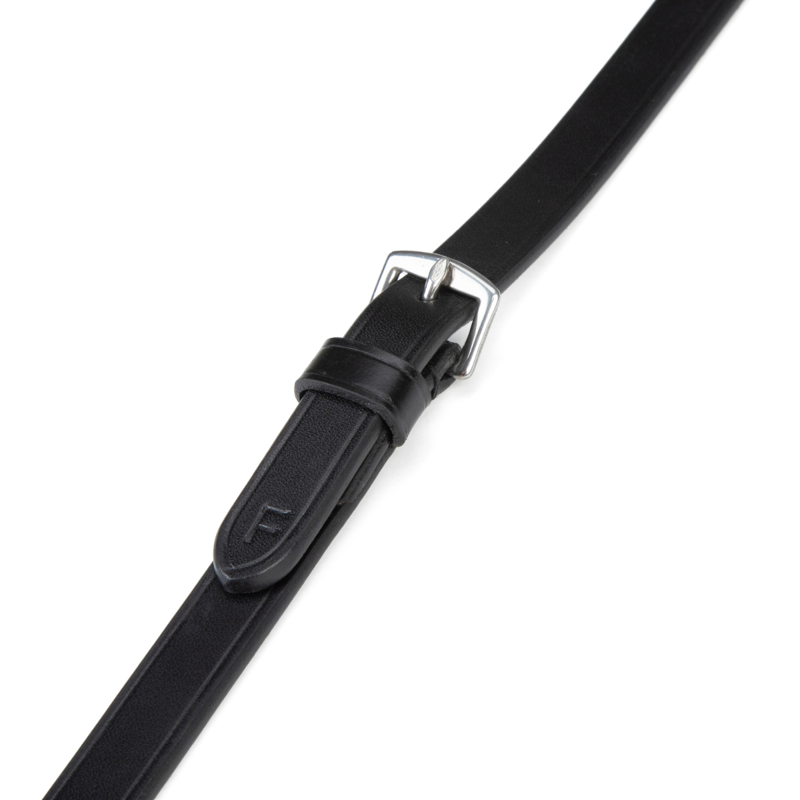 Shires Velociti LUSSO Elite Pro Reins - Black-2