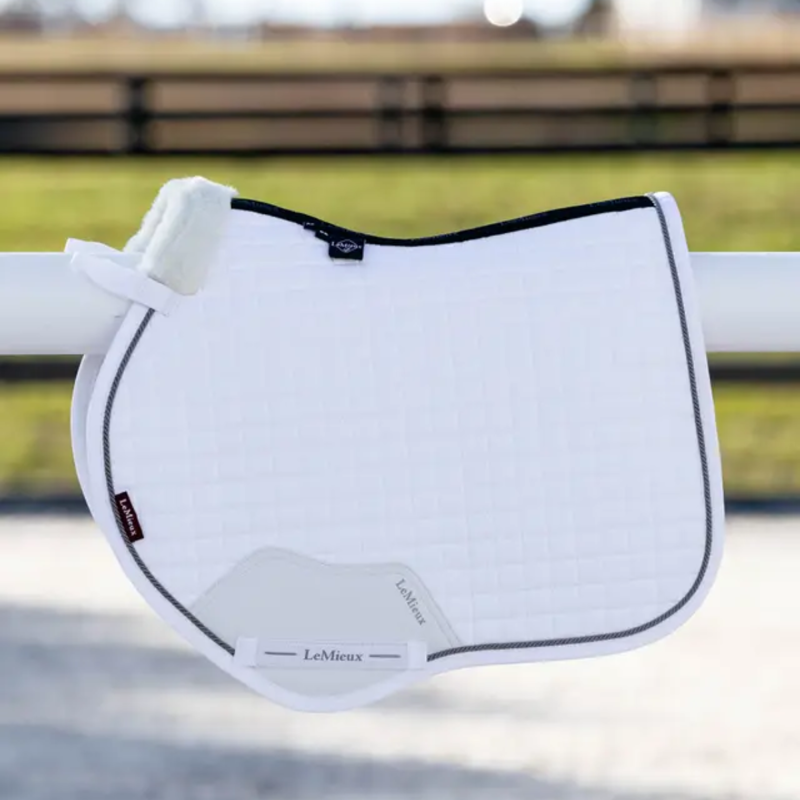 LeMieux Junior Pro Saddle Pad - White-1