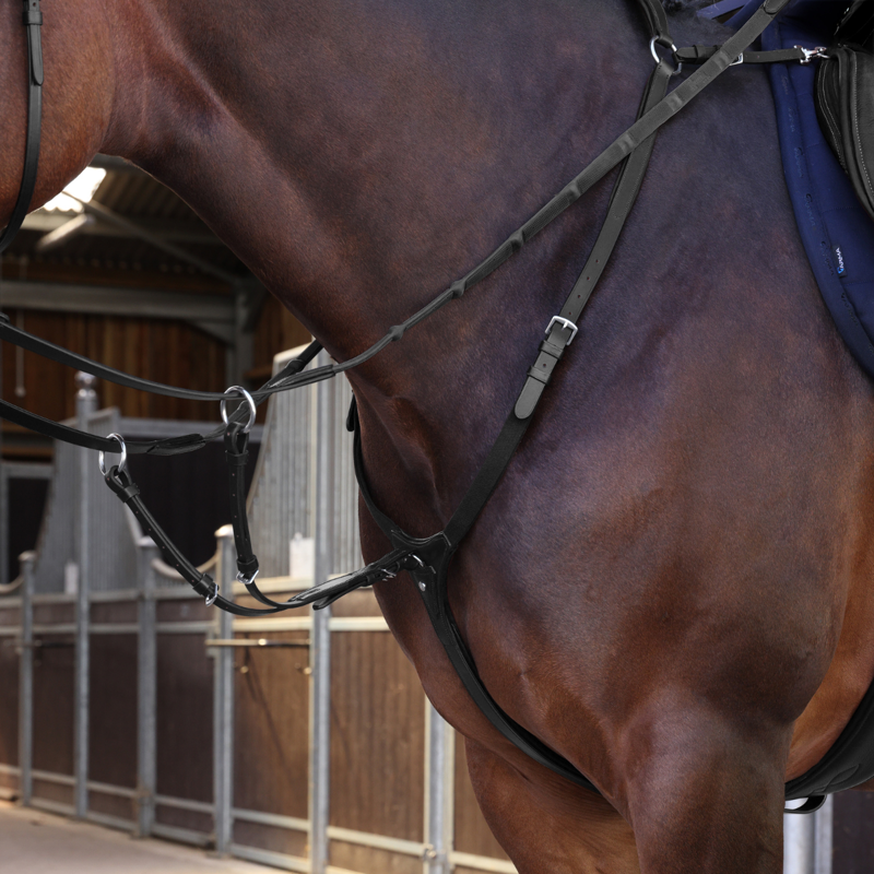 Shires Velociti LUSSO Elite Breastplate - Black