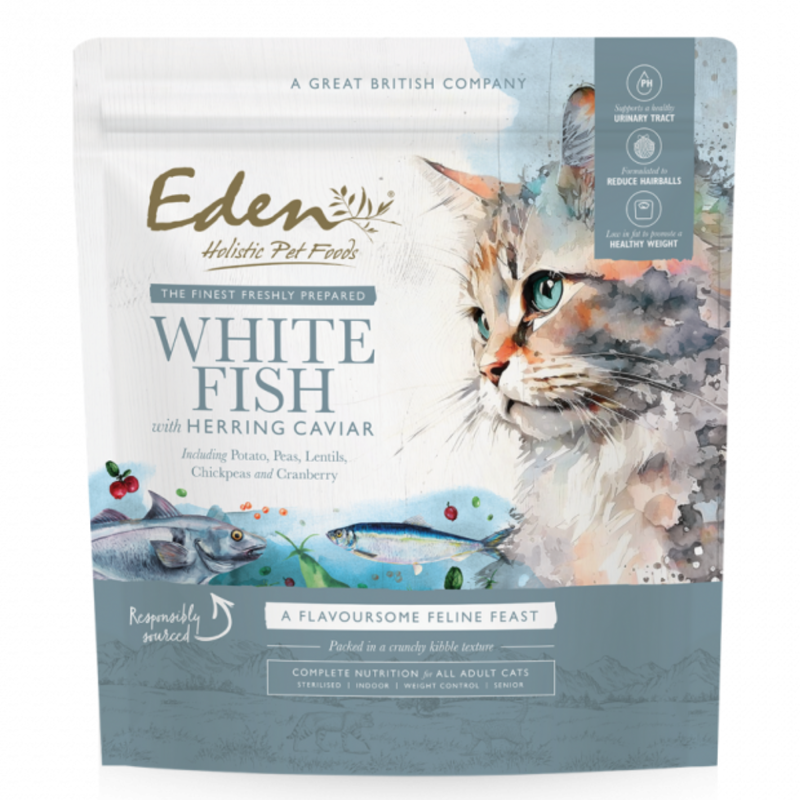 Eden Feline Feast White Fish with Herring Caviar - 1.5kg