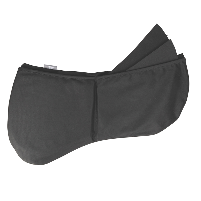 Hy Equestrian ProReaction Correctional Half Pad - Black - One Size