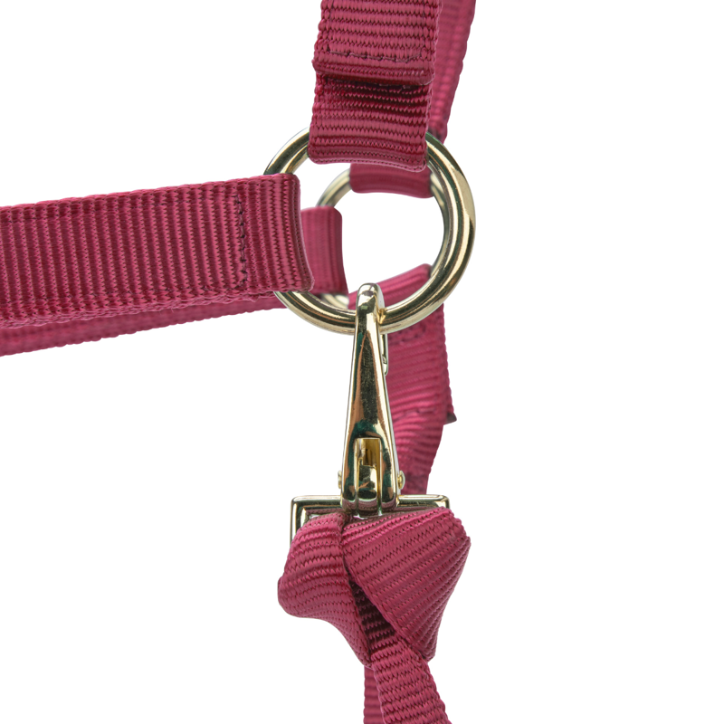 Shires ARMA Premium Adjustable Headcollar - Red-5