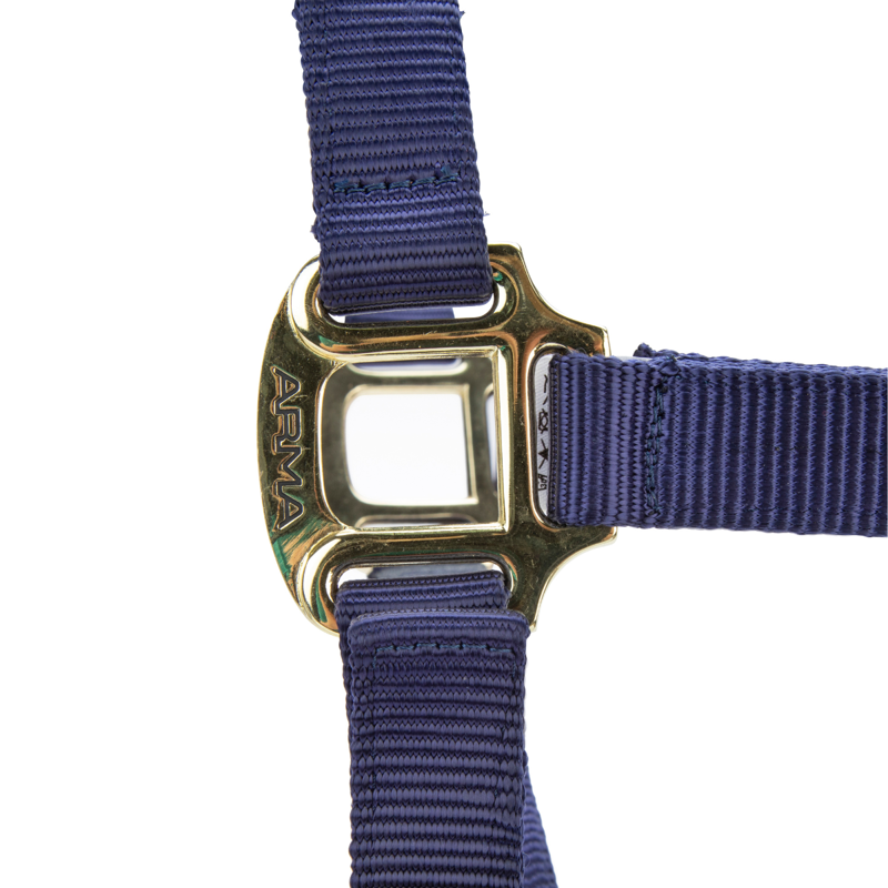 Shires ARMA Premium Adjustable FieldSafe Headcollar - Navy-2