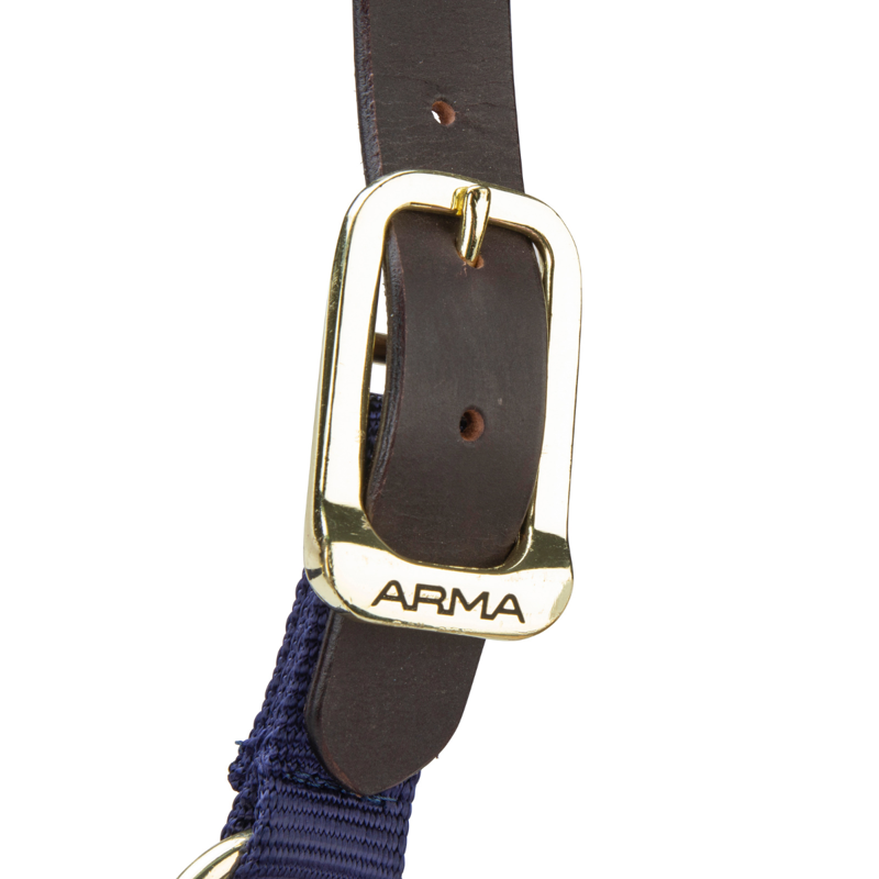 Shires ARMA Premium Adjustable FieldSafe Headcollar - Navy-3