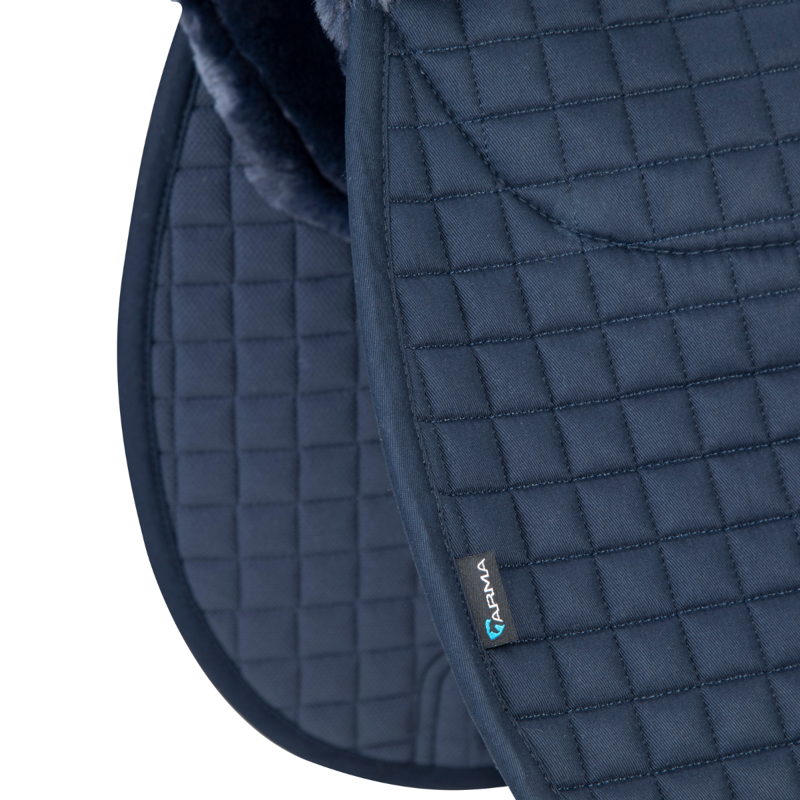 Shires ARMA SupaFleece Saddlecloth - Navy-1