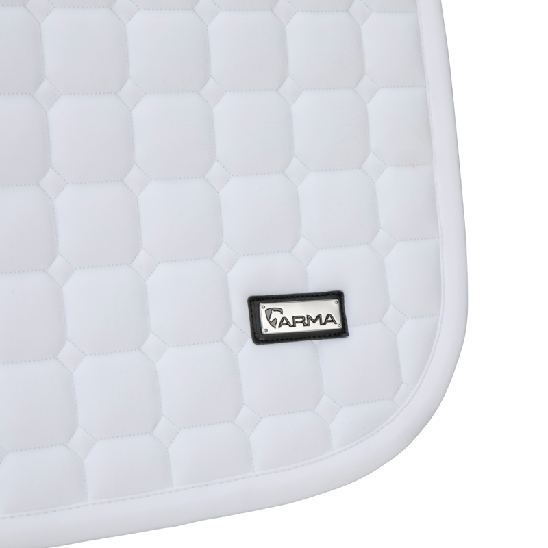 Shires ARMA Elegance 1.0 GP Saddlecloth - White-2
