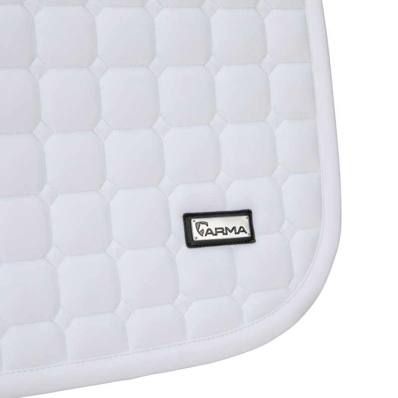 Shires ARMA Elegance 1.0 GP Saddlecloth - White-3