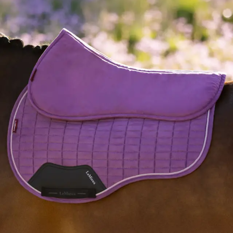 LeMieux Suede Half Pad - Mallow-1
