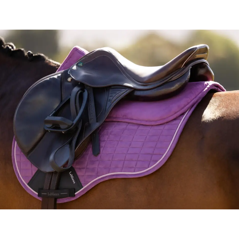 LeMieux Suede Half Pad - Mallow-2