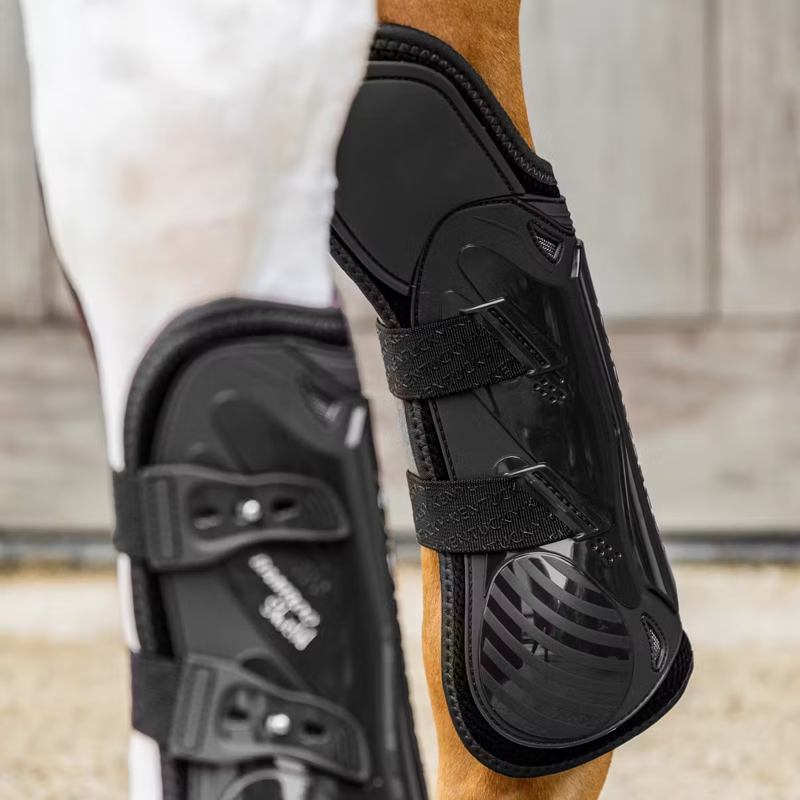 Kentucky Tendon Boots with Elastic Knee Protection M - Black-2