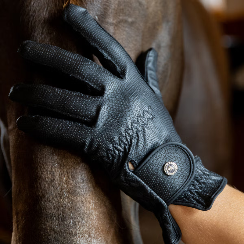 Kentucky Grip Winter Riding Gloves - Black-5