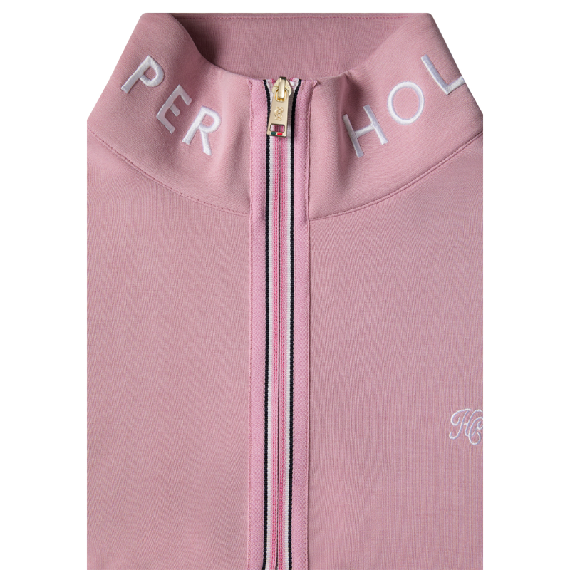 Holland Cooper Windsor Quarter Zip Sweat - Dawn Pink-5