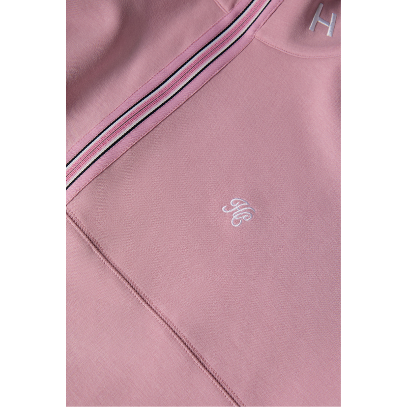 Holland Cooper Windsor Quarter Zip Sweat - Dawn Pink-6
