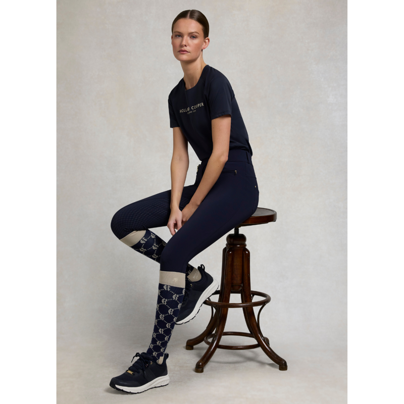 Holland Cooper Riding Socks 2 Pack - Navy Stone-4
