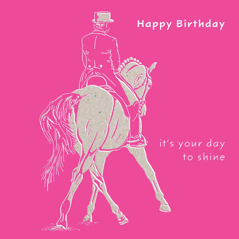 Deckled Edge Colour Block Card - Happy Birthday - Your Day to Shine