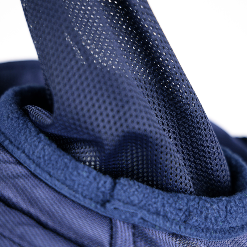 Shires FlyGuard Pro Fine Mesh Fly Mask with Ears - Navy-3