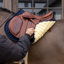 Kentucky Skin Friendly Sheepskin Show Jumping Saddlepad Full - Navy
