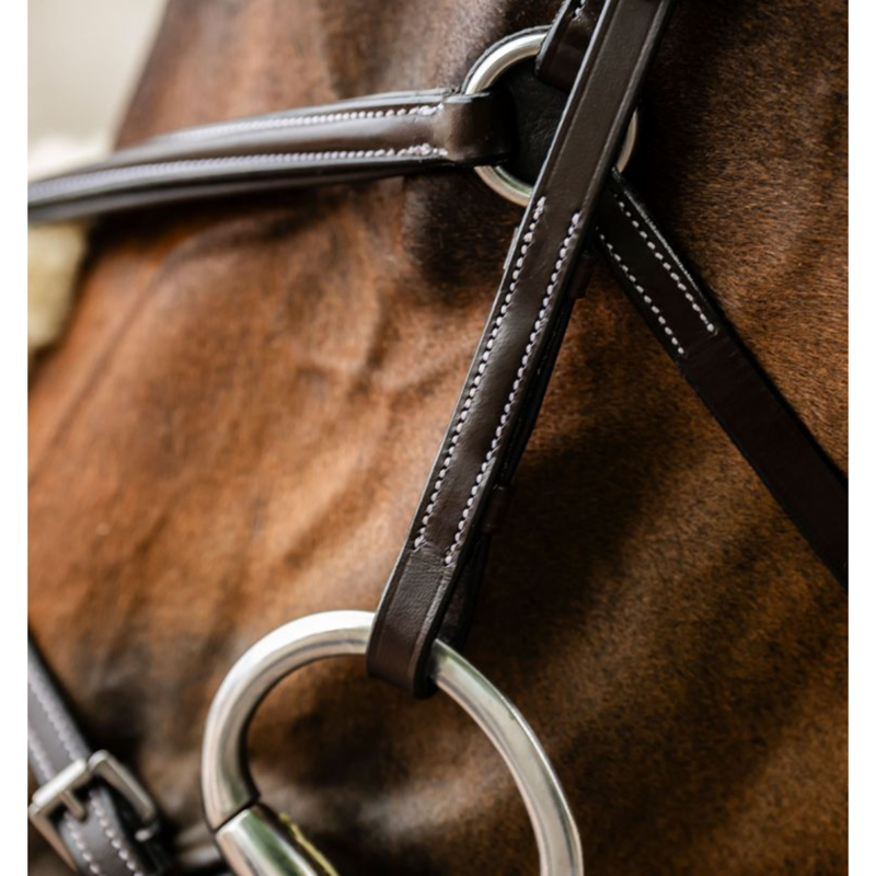 Horseware Figure 8 Grackle Bridle - Brown-6