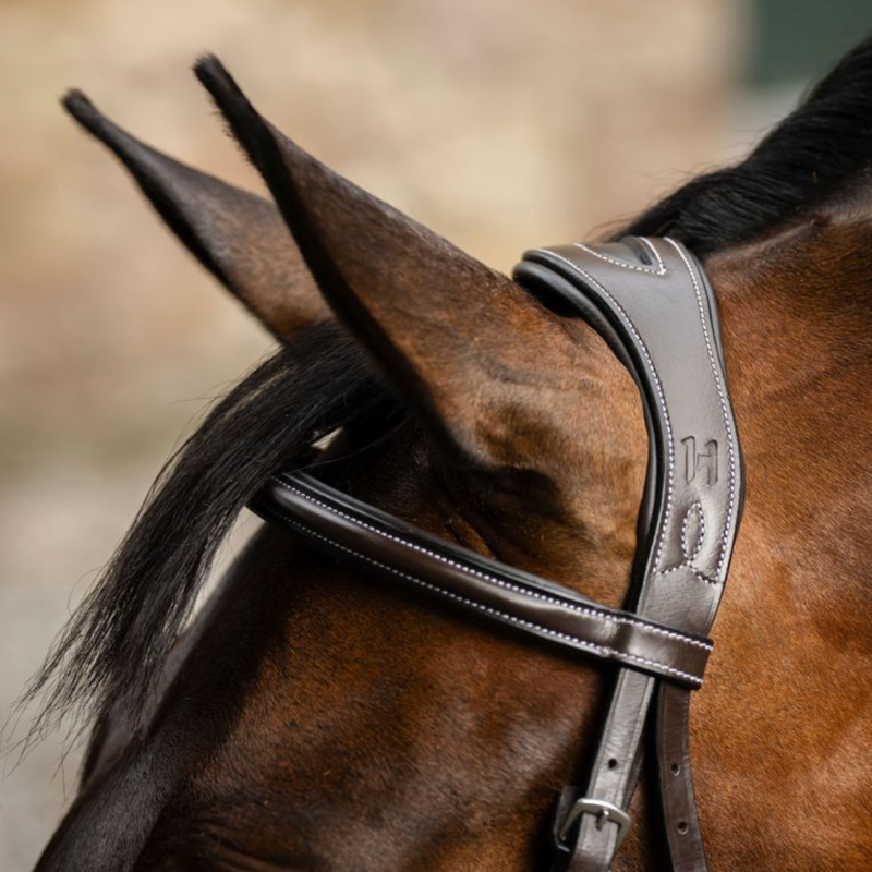 Horseware Figure 8 Grackle Bridle - Brown-5