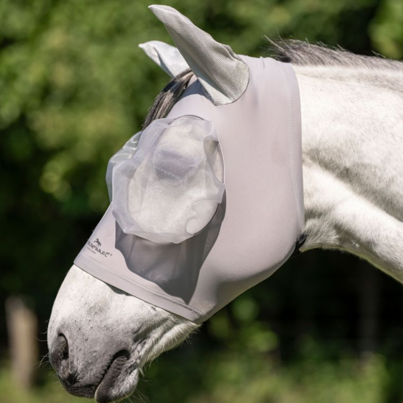 Horseware Defense Fly Mask - Silver/Silver-1