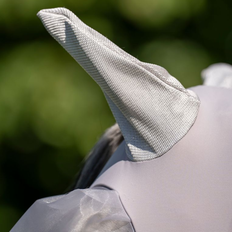 Horseware Defense Fly Mask - Silver/Silver-3