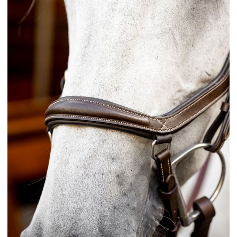 Horseware Micklem Deluxe Competition Bridle - Dark Havana-3