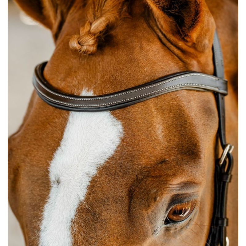 Horseware Micklem Competition Bridle - Dark Havana-3