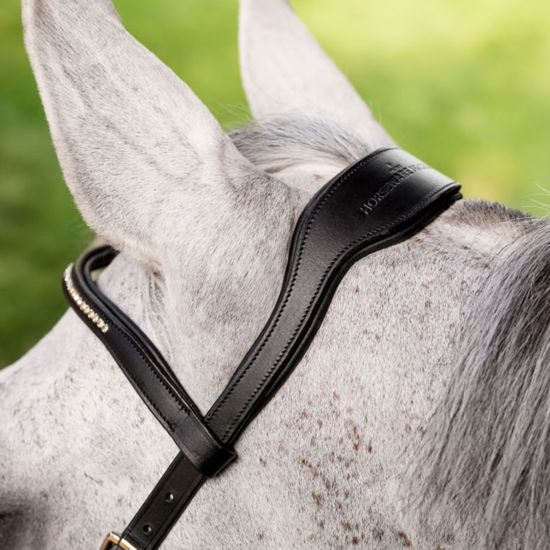 Horseware Micklem Diamante Competition Bridle - Black-1