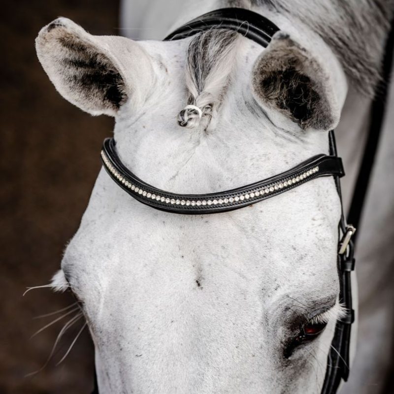 Horseware Micklem Diamante Competition Bridle - Black-2