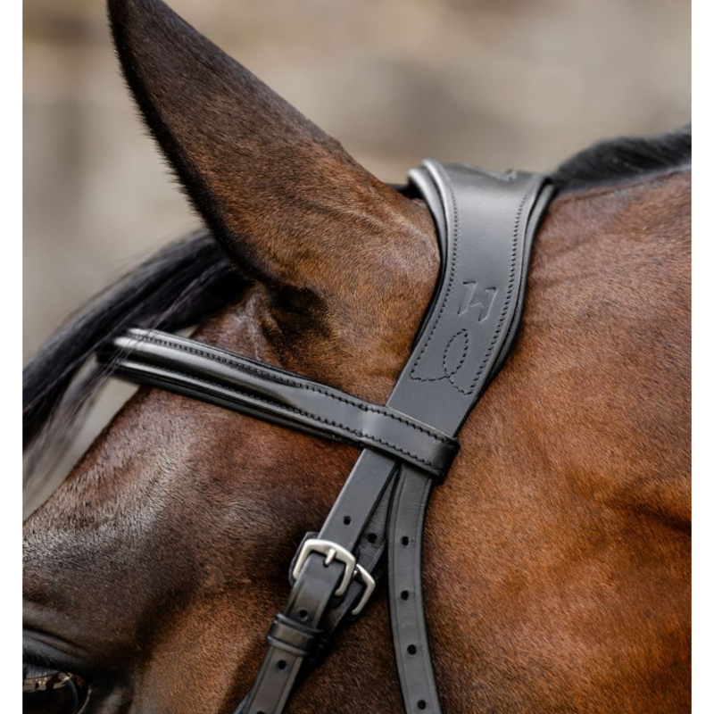 Horseware Figure 8 Grackle Bridle - Black-4
