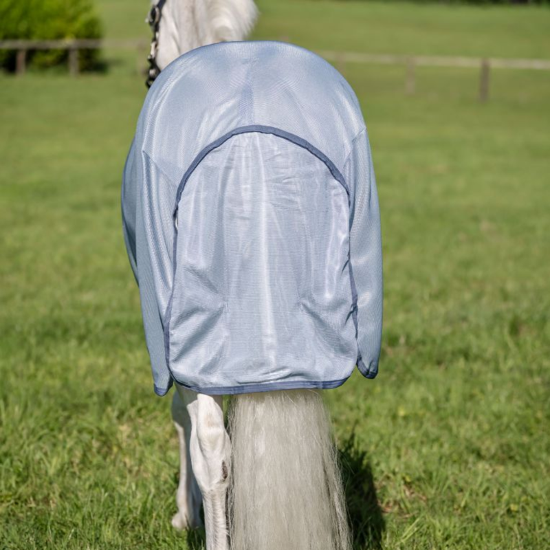 Horseware Amigo Bug Rug Plus Pony Fly Sheet - Heather Blue/Blue/Silver-4