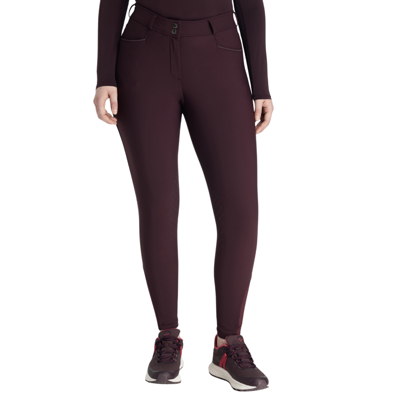 LeMieux Isabelle Knee Grip Breeches - Damson