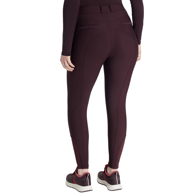 LeMieux Isabelle Knee Grip Breeches - Damson-1