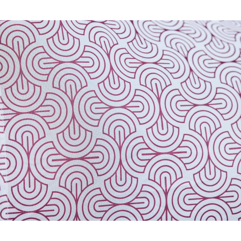 WeatherBeeta ComfiTec Limited Edition Combo Fly Sheet - White/Burgundy Bit Print-6