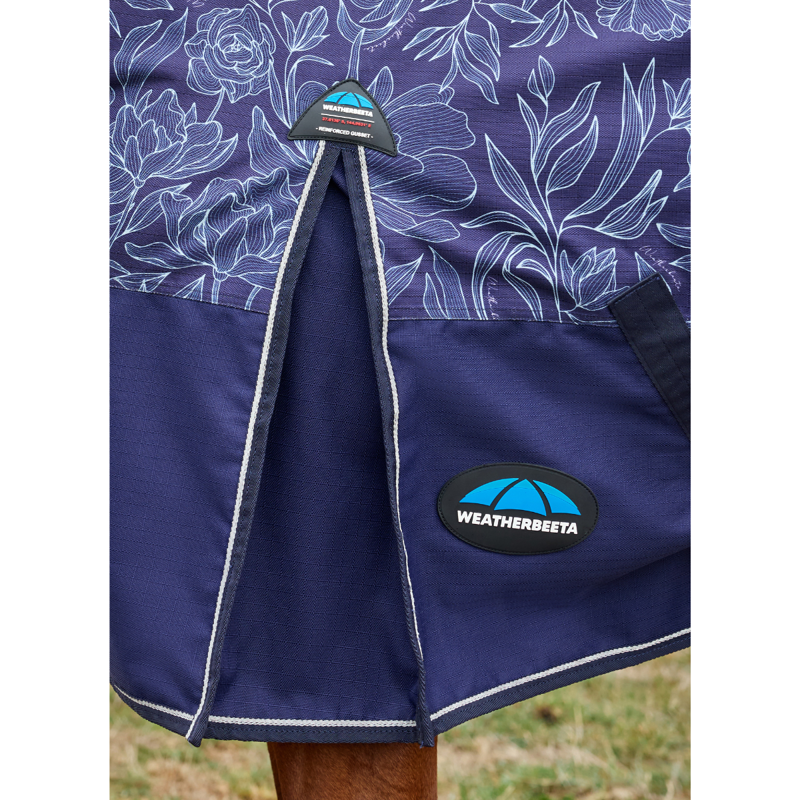 WeatherBeeta ComfiTec Limited Edition 50g Turnout Rug - Floral Print-2