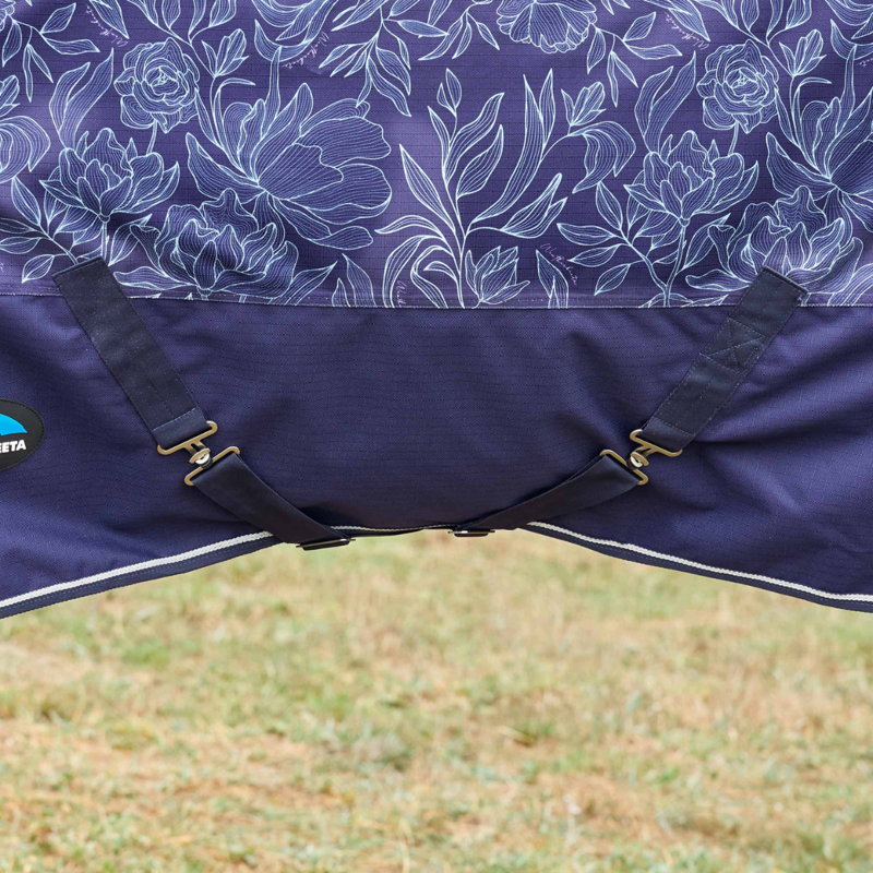 WeatherBeeta ComfiTec Limited Edition 50g Turnout Rug - Floral Print-4