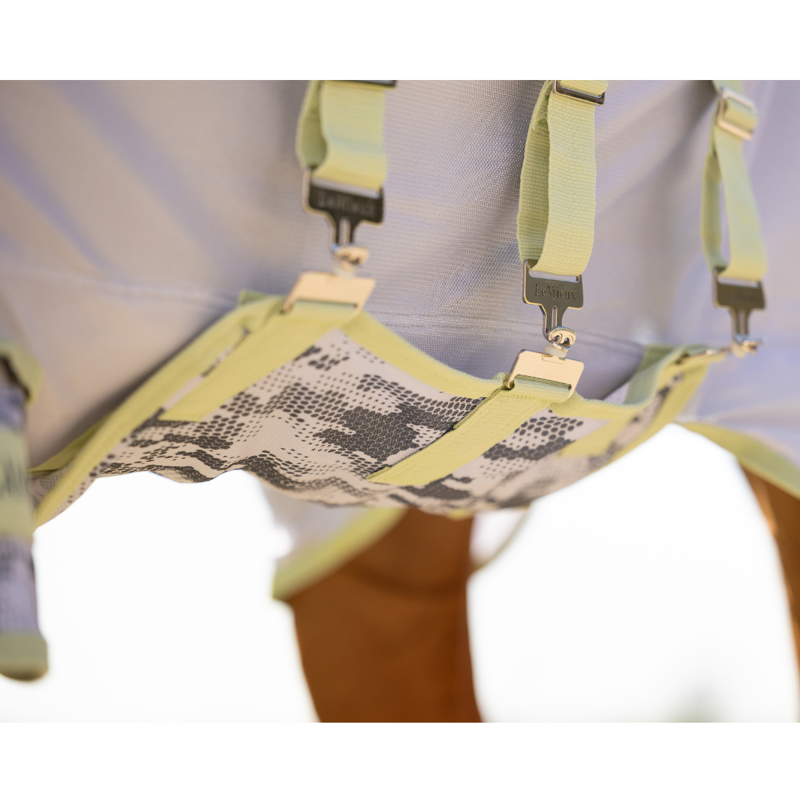 LeMieux Arika Camo-Tek Fly Rug - Macaron-9