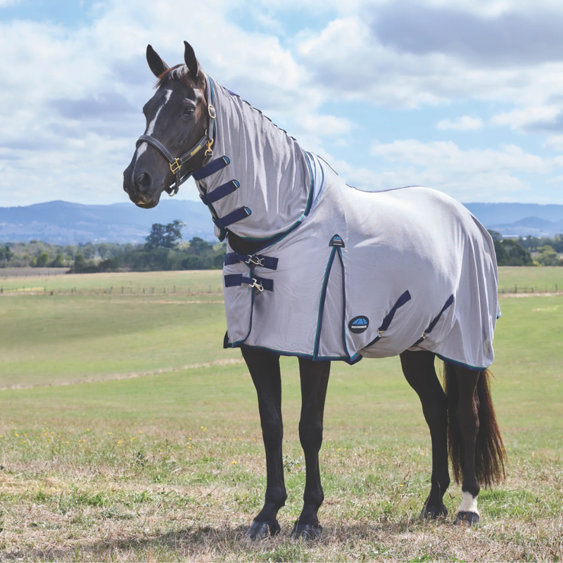 WeatherBeeta ComfiTec Zephyr Combo Fly Sheet - Grey/Navy/Forest Green