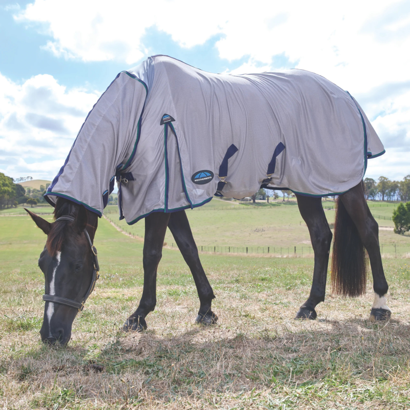 WeatherBeeta ComfiTec Zephyr Combo Fly Sheet - Grey/Navy/Forest Green-9