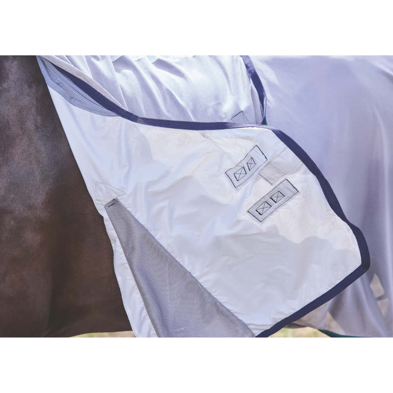 WeatherBeeta ComfiTec Zephyr Combo Fly Sheet - Grey/Navy/Forest Green-5