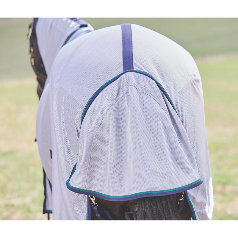 WeatherBeeta ComfiTec Zephyr Combo Fly Sheet - Grey/Navy/Forest Green-8